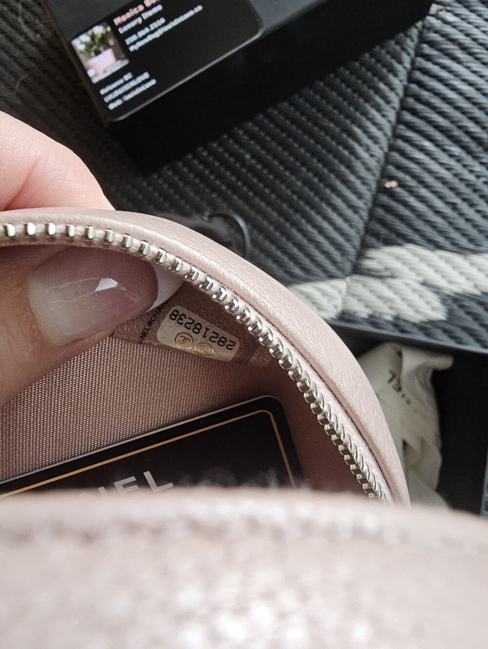 CHANEL Pink Camellia Quilted Round Crossbody - Picture 12 of 12